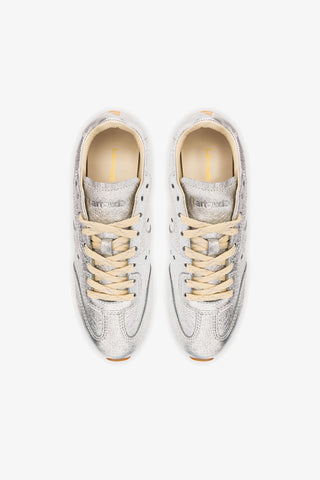 Tênis Stella Couro Prateado