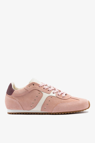 Tênis Stella Camurça Rosa Sneaker Larroudé