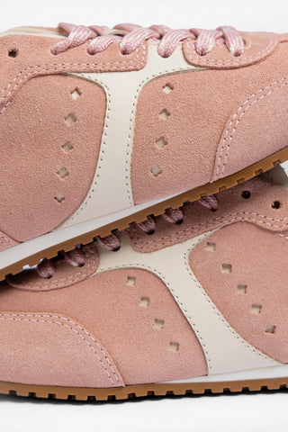 Tênis Stella Camurça Rosa Sneaker Larroudé