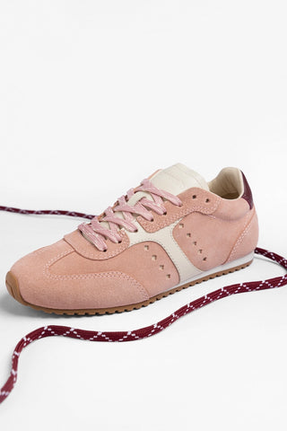 Tênis Stella Camurça Rosa Sneaker Larroudé