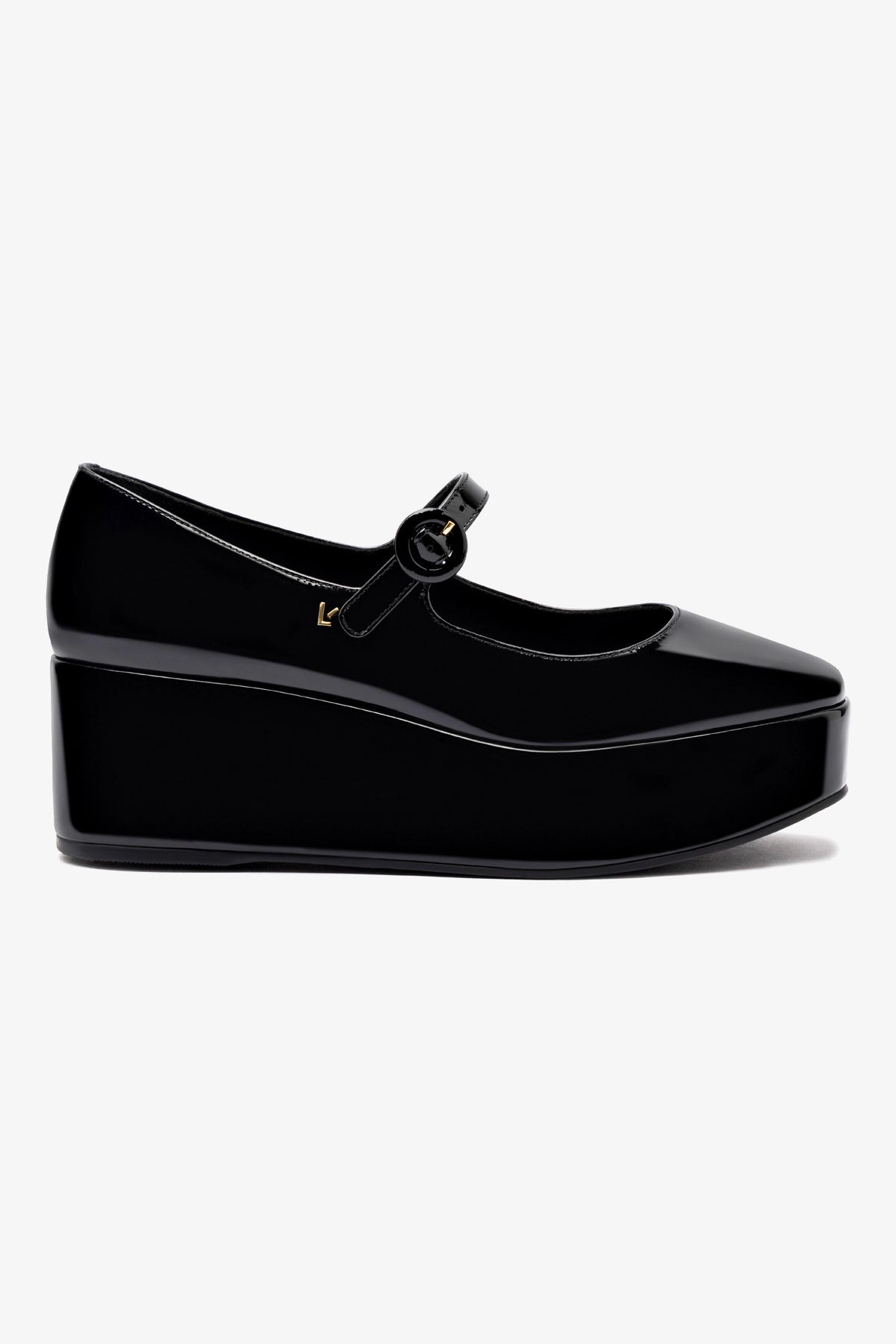 Blair Flatform In Black Patent Leather