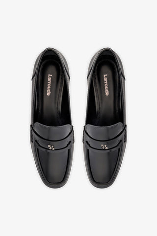 Flatform Suki Couro Preto