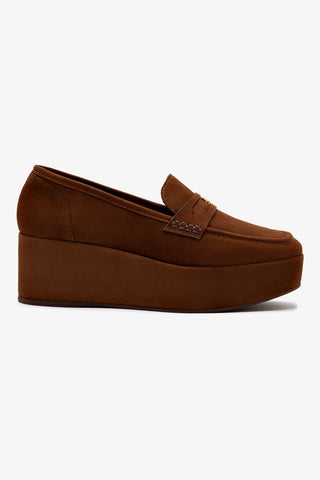 Flatform Suki Camurça Marrom