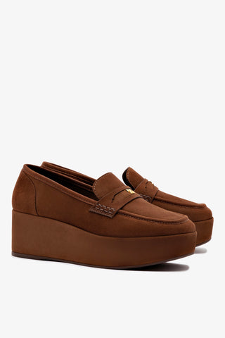 Flatform Suki Camurça Marrom