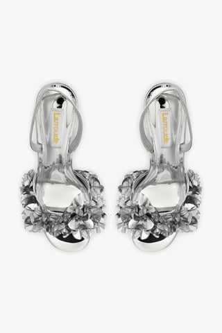 Morgan Sandal In Silver Specchio