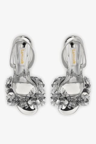 Sandália Morgan Espelhado Prateado