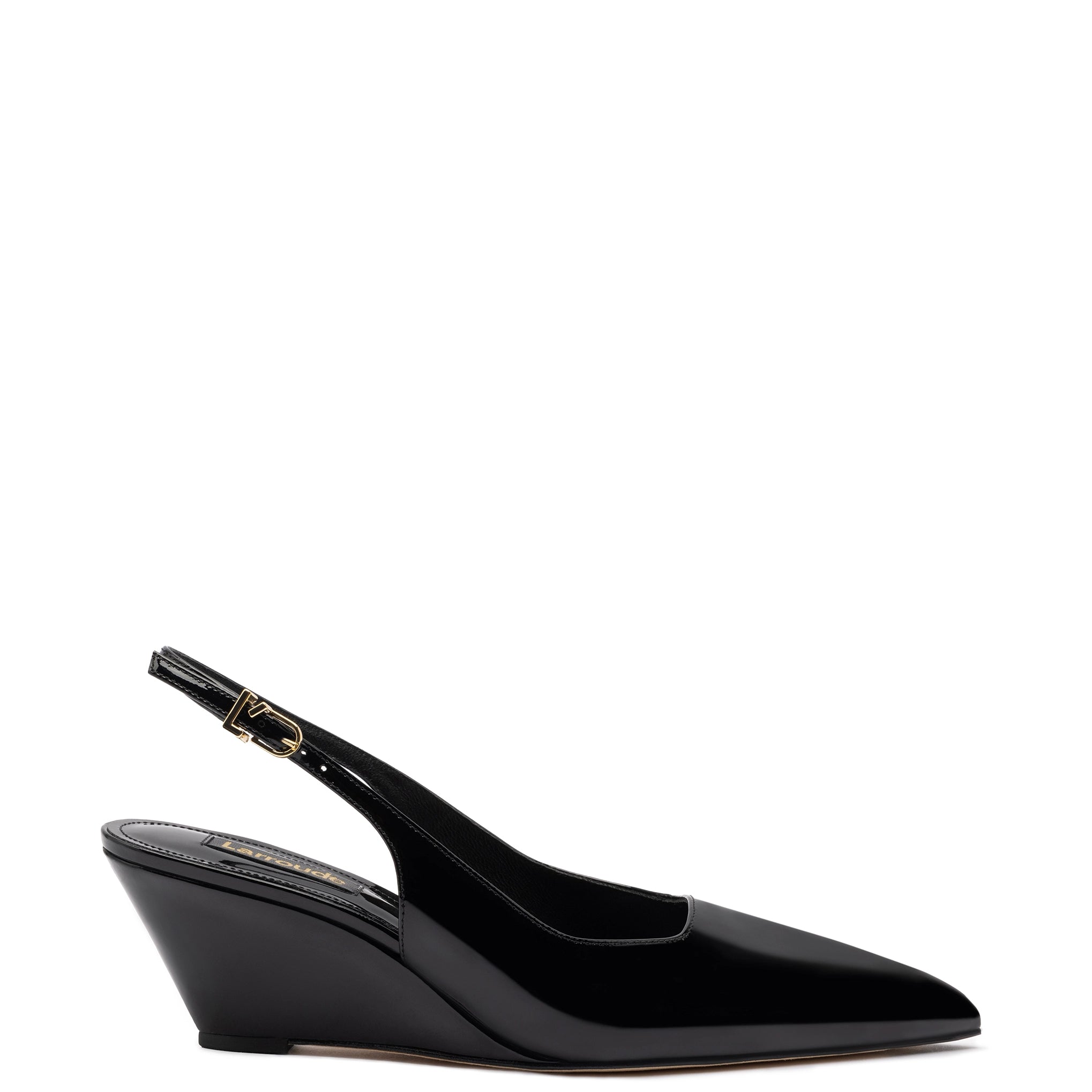 Loulou Pump In Black Patent Leather