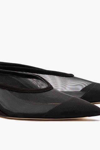Loulou Mesh Mule Black