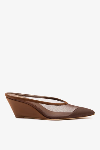 Loulou Mesh Mule Burnt Umber