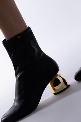 Bota Dew Drop Stretch Preto Boot Larroudé