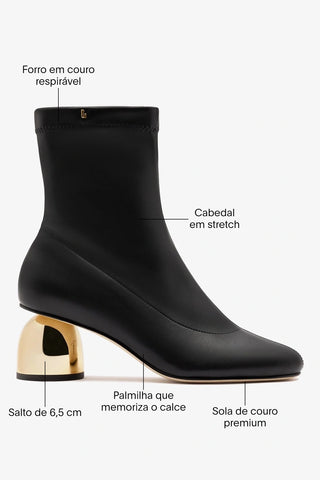 Bota Dew Drop Stretch Preto ABC