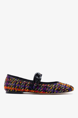 Sapatilha Verona Tweed Estampado Multicor