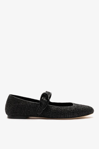 Sapatilha Verona Ráfia Preto