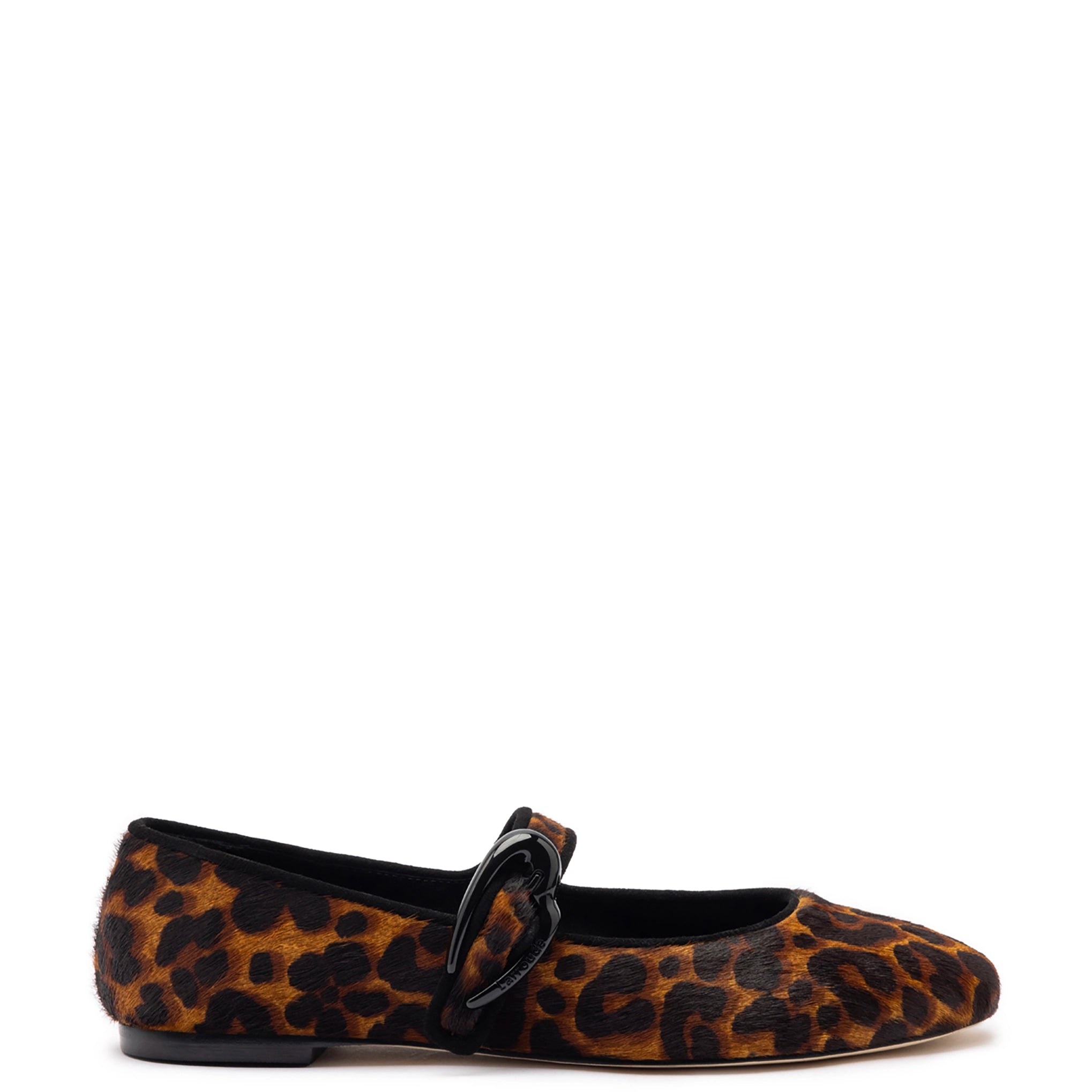 Verona Ballet Flat In Leopard Print Calf Hair