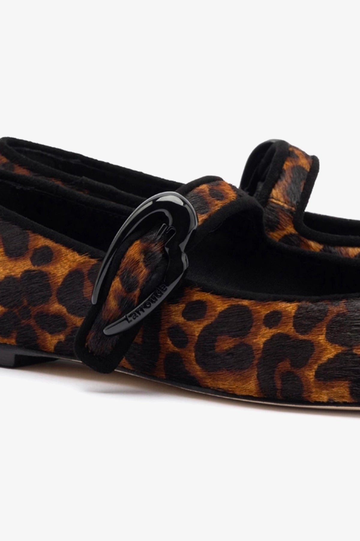 Verona Ballet Flat In Leopard Print Calf Hair