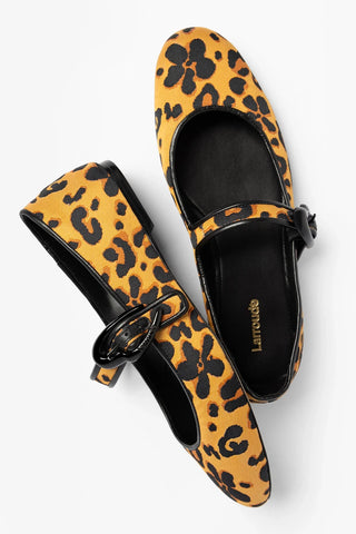 Sapatilha Verona Jacquard Leopardo Ballet Larroudé