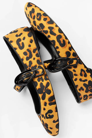 Sapatilha Verona Jacquard Leopardo Ballet Larroudé