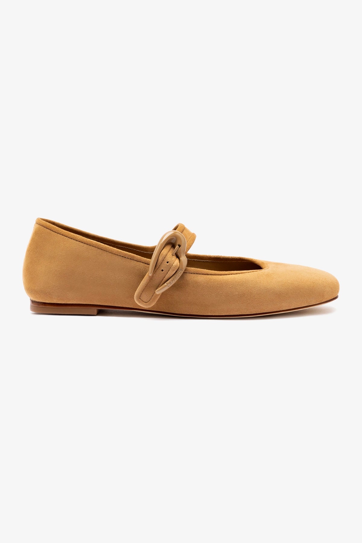 Verona Ballet Flat In Peanut Suede