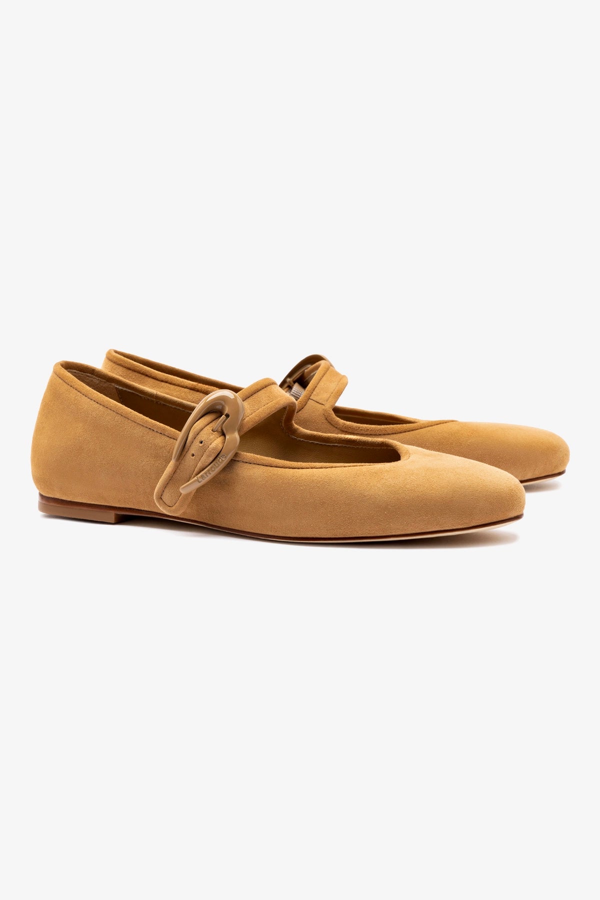 Verona Ballet Flat In Peanut Suede