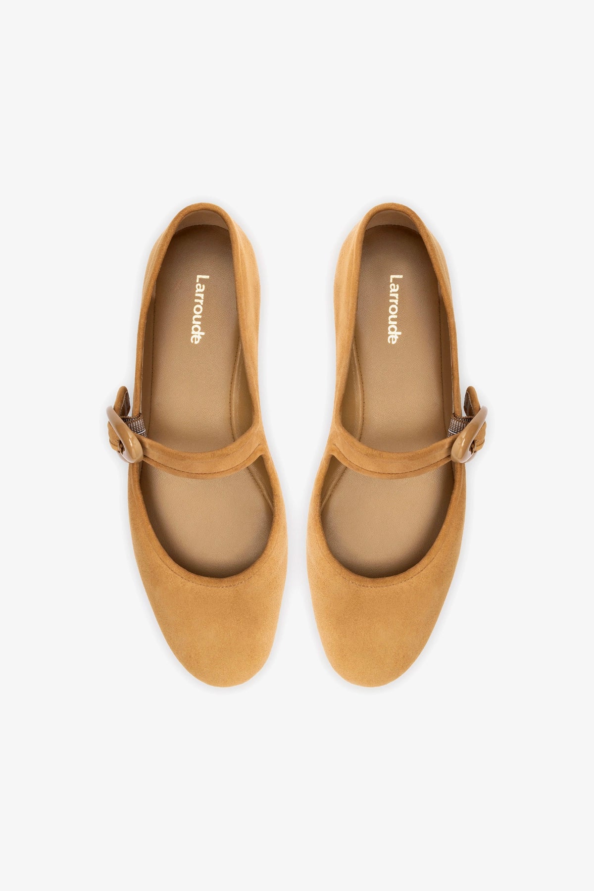 Verona Ballet Flat In Peanut Suede