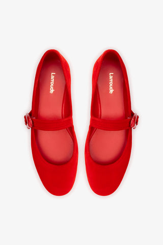 Sapatilha Verona Camurça Vermelho