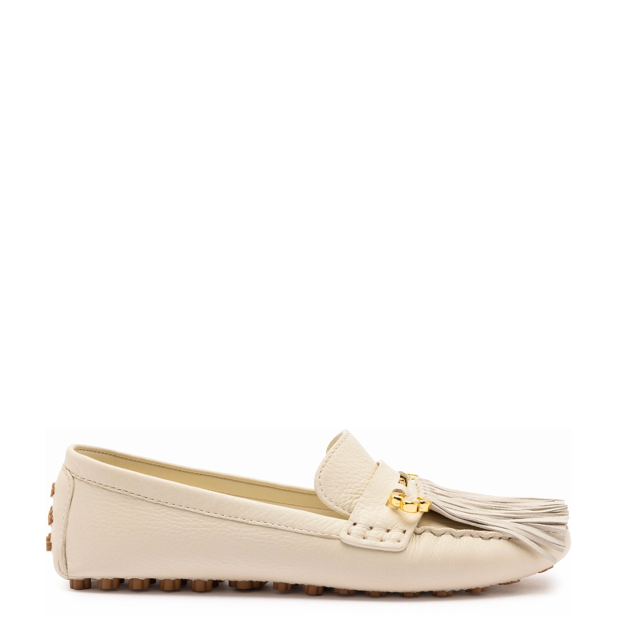 Joy Mocassin In Ivory Leather