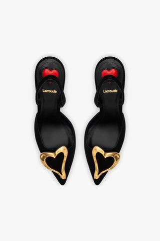 Amore Pump In Black Leather