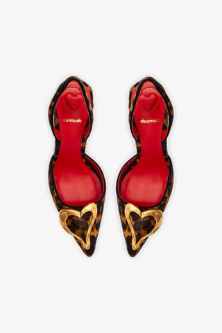 Amore Pump In Leopard Natural Haircalf