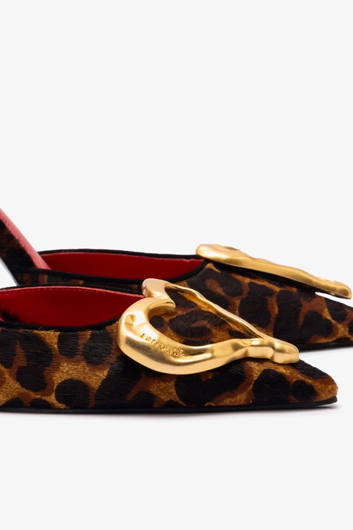 Amore Pump In Leopard Natural Haircalf