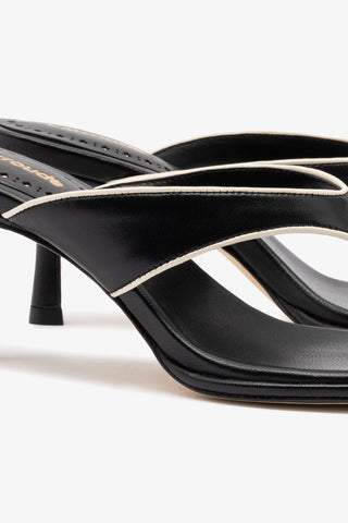 Sandália Gaia Couro Preto