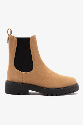 Bota Sancha Camurça Caramelo