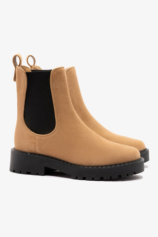 Bota Sancha Camurça Caramelo