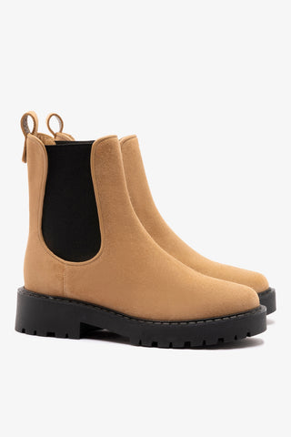 Bota Sancha Camurça Caramelo