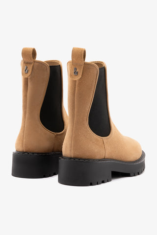 Bota Sancha Camurça Caramelo