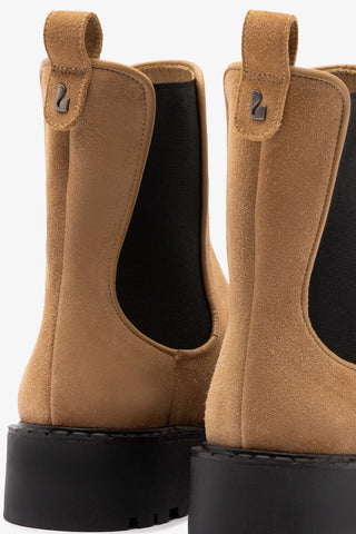 Bota Sancha Camurça Caramelo