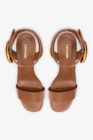 Sandália Dolly Verona Low Couro Caramelo