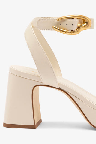 Sandália Dolly Verona Low Couro Off White