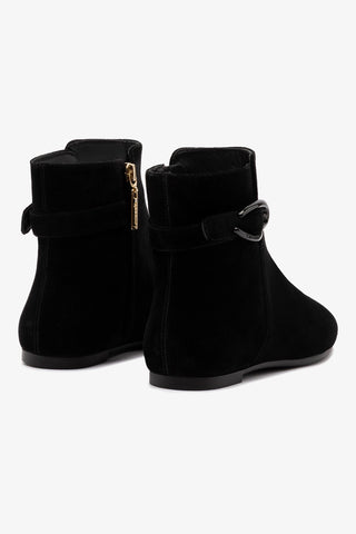Bota Verona Mini Camurça Preto