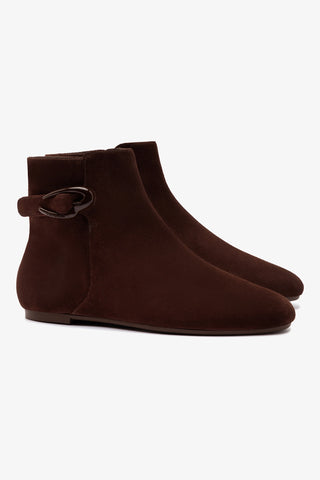 Bota Verona Mini Camurça Marrom