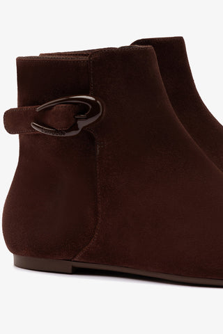 Bota Verona Mini Camurça Marrom