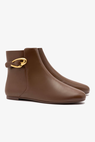 Bota Verona Mini Couro Marrom