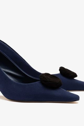 Carine Low Pump Indigo Leather