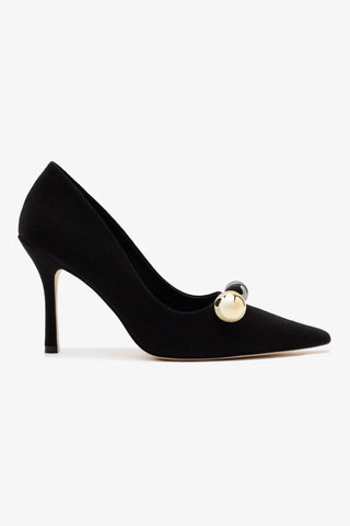 Larroudé x CPPXO: Scarpin Jeans Preto