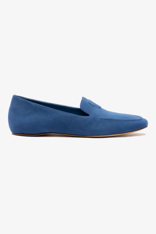 Mocassim Penny Camurça Azul