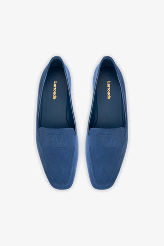 Mocassim Penny Camurça Azul