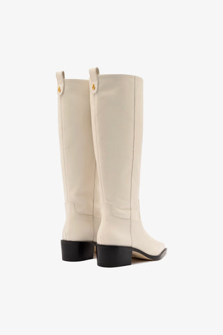 Bota Florencia Couro Off White