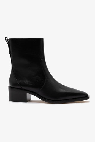 Bota Florencia Low Couro Preto