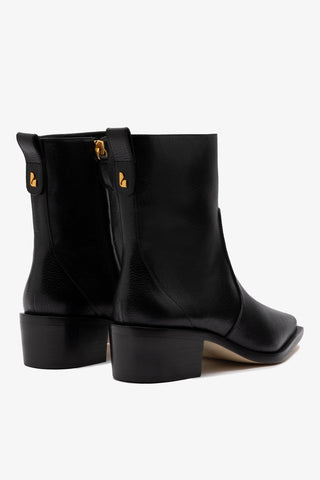 Bota Florencia Low Couro Preto