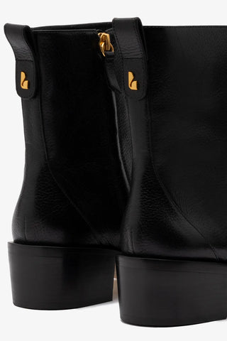 Bota Florencia Low Couro Preto