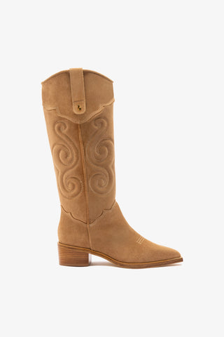 Bota Paloma Camurça Caramelo